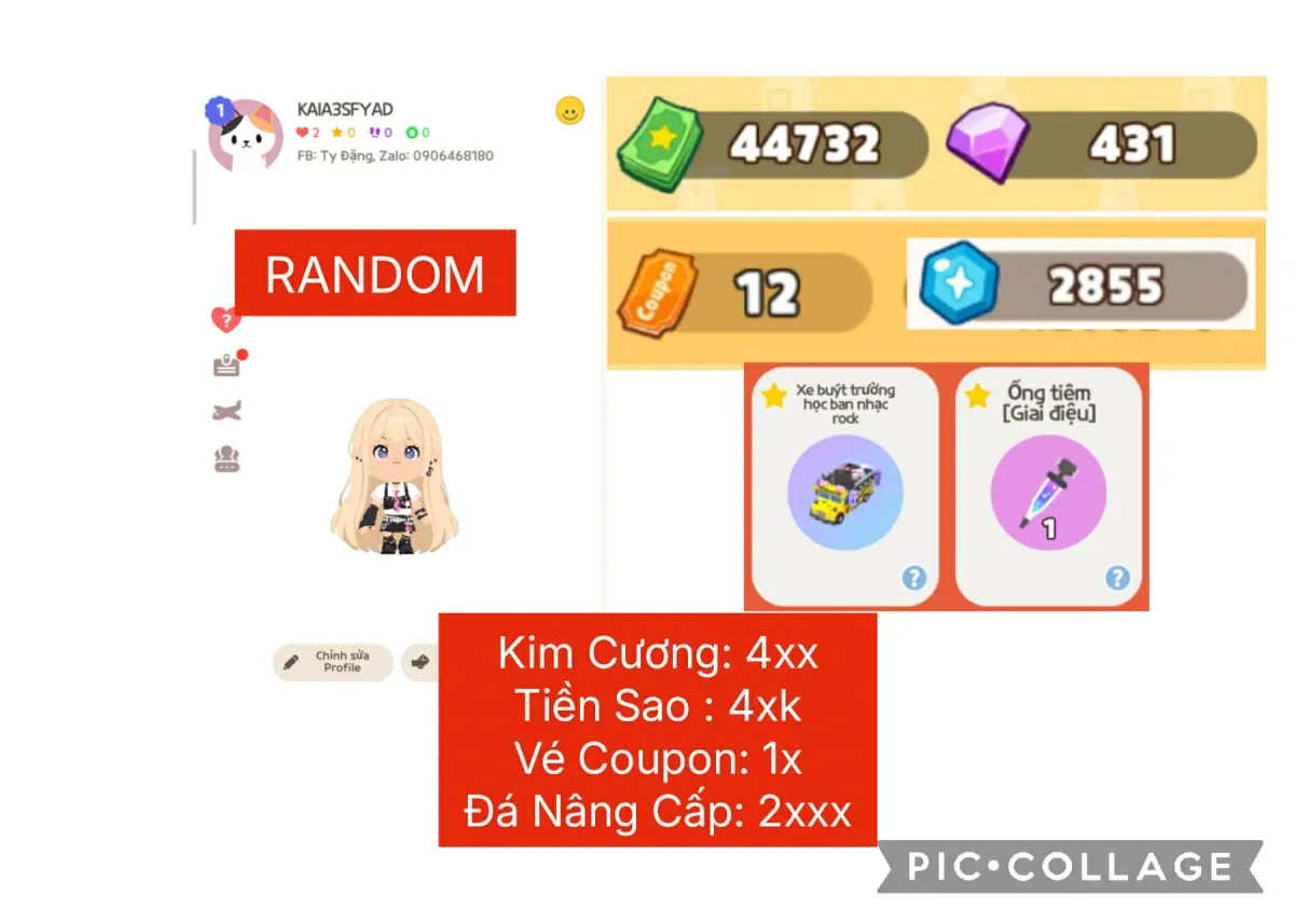 Tài khoản game: ⭐30K⭐ACC RANDOM SK Trường Học, CÒN 2XX KC TÂN THỦ